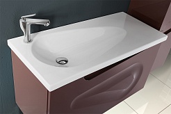 Водолей Тумба с раковиной "Арнелла Капля 100" шоколад, ящик – фотография-6